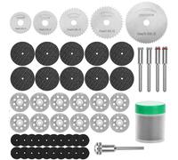 Profiwoab Cutting Discs For Dremel Rotary Tool Diamond Cutting Wheel Discs Set 60pcs Multi Tool Accessories Cuts Wood Metal Glass Aluminium And Plastic