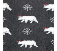 Profleece Christmas Vet Bedding Quick Drying & Washable Fleece Vet Bedding for Puppys & Dogs - Dog Bed Ideal for Whelping - Christmas Polar Bear 100 x 100cm
