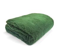 Profleece Premium Vet Bedding Quick Drying & Washable Fleece Vet Bedding for Puppys & Dogs - Dog Bed Ideal for Whelping Green 100 x 100cm