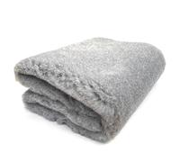 Profleece Premium Vet Bedding Quick Drying & Washable Fleece Vet Bedding for Puppys & Dogs - Dog Bed Ideal for Whelping Grey 60 x 60cm