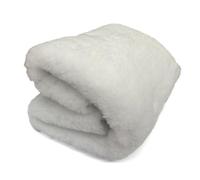 Profleece Premium Vet Bedding Quick Drying & Washable Fleece Vet Bedding for Puppys & Dogs - Dog Bed Ideal for Whelping - White 135 x 75cm