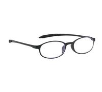 PROFLEX Oracle Blue Light Blocking Reading Glasses(1 pcs)- Compact, Lightweight, Flexible, Anti-Slip and Anti-Scratch Lenses (BLK,+2.5)