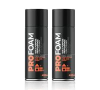 Profoam Oven, Grill & Barbecue Cleaner. Heavy Duty Oven Cleaner & Degreaser. Removes Baked On Food and Burnt In Grease Fast. (400ml) Foam Spray. Made In The UK. (PACK OF TWO)