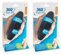 Profoot 360 Foot File - Foot File Ideal for Calluses - Ergonomic Unique Design - Removes Hard Skin and Calluses - Gentle Remover Leaving Feet Smooth (Pack of 2)