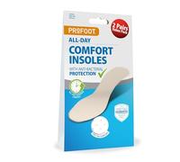 Profoot All Day Comfort Insoles - Anti-Bacterial Protection - Ideal for Foot Discomfort - Unisex Insoles with Superior Comfort - Transferable Between Shoes - Washable and Reusable - Pack of 2