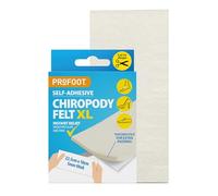 Profoot Chiropody Felt XL, 22.5 x 10cm, 5mm Thick, Self-Adhesive Padding