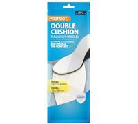 Profoot Double Cushion Insoles Full Length Men Pr