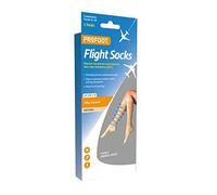 PROFOOT Flight Socks Silky Smooth Natural 4-8 UK Size, 2 Pairs