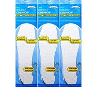 Profoot Mens Double Cushion Insoles 1 Pair x 3 Packs