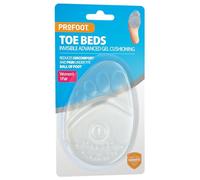 Profoot Toe Bed - Toe & Ball of Foot Cushions for Women - Ideal for Metatarsalgia and Morton's Neuroma - Ball of Foot Gel Pads - Foot Cushions - Reduces Pain & Discomfort
