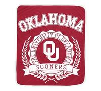 Proformance Home NCAA Oklahoma Sooners University Crest Ultra Soft Blanket