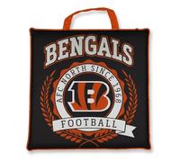 Proformance Home NFL Crest Logo Stadium Cushion, 14" x 14", Cincinnati Bengals