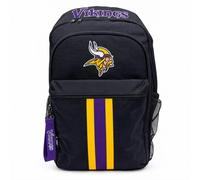 Proformance Home NFL Minnesota Vikings Backpack - Triple Stripe Wordmark Design with Keychain