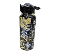 Proformance Home NFL New Orleans Saints ProPress Homefield Mashup 32oz Stainless Steel Water Bottle, Press Top Lid