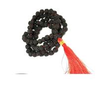 PROFOUND GEMS Mala For Protection, Meditation And Yoga Mala 108 Japa Mala Beads Necklace Puja | Prayer Beads | Meditation Beads, m, Wood, Pearl