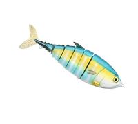 Profound Sea Fishing Lure with Realistic Eyes Permanent PVC Tail and Internal Sound Beads for Albacore Pursuing High Affair Rate Fishing Equipment