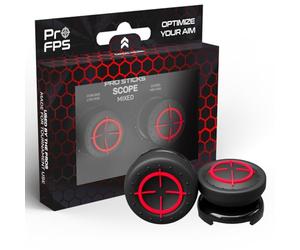 ProFPS Thumbsticks: PS5 & PS4 Accessories - 1 Domed, 1 Concave - Enhanced PS5 Controller Sticks for Aimbot Precision - Essential PlayStation 5 & PS4 Thumb Grips for Esports