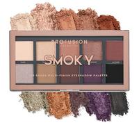 Profusion Cosmetics 10 Shade Eyeshadow Palette - High Pigmented Multi-Finish Colors, Vegan & Cruelty-Free, Create Stunning Looks On-the-Go - Travel-Friendly & Versatile Makeup, Smoky