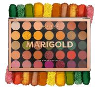 Profusion Cosmetics 35 Shade Multi Finish Marigold Eyeshadow Palette, Raise Your Beauty Routine and Vibrant Day to Night Looks With Blendable, Buildable Formulas