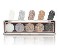 Onyx Gems - 5 Shade Glitter Palette Profusion Cosmetics Multi One Size