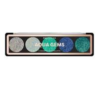 Profusion Cosmetics 5 Shade Glitter Palette for Sparkle and Glam, Get Dazzling Eyes with Must Have Glitter Palette, Elevate Your Beauty Routine with Matte Glitter Eyeshadow Palette Aqua Gems