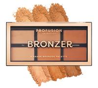 Profusion Cosmetics 6 Shade Bronzer Palette for Effortless Sun Kissed Radiance, Dive into Luxury and Enhance Your Glow with 6 Shades of Bronzer for Flawless, Sculpted, and Bronzed Look