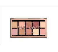 Profusion Cosmetics Bare Rose 10 Shades Eyeshadow Palette - Long-Wearing, Effortless Gliding, Intense Color & Lightweight, Buildable, Vegan & Cruelty-Free