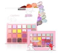 Profusion Cosmetics Casper & Hot Stuff 24 Shades Eyeshadow Palette | Long-Wearing Pigments Blend Smoothly from Subtle to Bold, Featuring a Nourishing Formula Infused with Vitamin A and E, Vegan