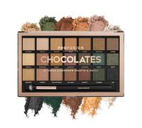 Profusion Cosmetics Collection of 21 Eye Shadow Palette and Brush, Chocolates
