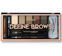 Profusion Cosmetics Define Brows Professional Eyebrow Kit for Flawless Eye Look, Complete Your Brow Grooming, and Achieve Eye Catching Brows with Premium Brow Powders and Pencils