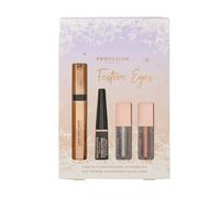 Profusion Cosmetics Festive Eye Kit with Liquid Eyeshadow, Classic Black Liquid Liner, and Lash out Loud Lengthening Curling Mascara for Flawless Eye Catching Look