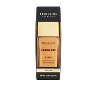 Profusion Cosmetics Flawless 2-in-1 Foundation & Concealer Rich Tan | Size: 30ml Profusion Cosmetics Tan 30ml