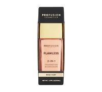 Profusion Cosmetics Flawless 2-in-1 Foundation & Concealer Rose Ivory | Size: 30ml