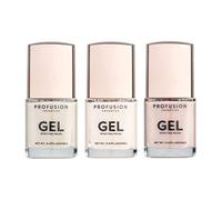 Profusion Cosmetics Go-To Neutrals - 3 Pc Gel Effect Nail Polish Set In Beige Beige One Size