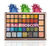 Profusion Cosmetics Kaleidoscope 42 Shade Palette Bright Colors Matte Shimmer Satin Colorful Eyeshadow Makeup Pallete Long lasting and Pro Pigment Silky Powder Eye Shadow