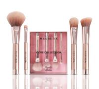 Profusion Cosmetics MAGNETIX CORE COLLECTION Magnetic Makeup Brushes Set with Magnet Makeup Brush Drying Rack Metal Stand Premium Powder Blusher Eyeshadow Concealer Blending Brush Kit and Tools