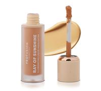 Profusion Cosmetics Ray of Sunshine Liquid Highlighter - Infused with Vitamin A & E for Subtle Luminosity, Long-Lasting Makeup Essentials for Effortless Beauty - Golden Hour