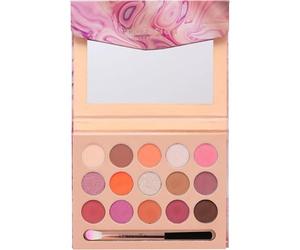 Profusion Cosmetics Rose Gold 15 Shades Eyeshadow Palette with Mirror and Brush, Stunning Shimmer Shades for All Skin Types - Multi