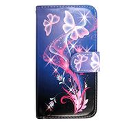 ProGadgetsLtd Microsoft Lumia 650 Phone Case Slim Wallet Leather Cover With Card Slots/Kickstand/Magnetic Shut Closure For Lumia 650 (Butterfly Style 7)