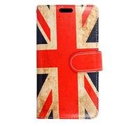 ProGadgetsLtd Microsoft Lumia 650 Phone Case Slim Wallet Leather Cover With Card Slots/Kickstand/Magnetic Shut Closure For Lumia 650 (Rusty UK Flag)