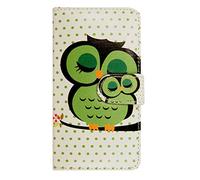 ProGadgetsLtd Microsoft Lumia 650 Phone Case Slim Wallet Leather Cover With Card Slots/Kickstand/Magnetic Shut Closure For Lumia 650 (Sleeping Owl)