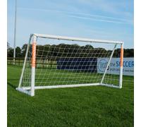 Progoal 6ft x 4ft Match Football Goals with nets - All weather 70mm Reinforced uPVC Goalposts with locking system for Garden, Training and Game play.
