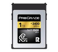 ProGrade Digital 1TB CFexpress 4.0 Tip B Memory Card (Gold) | Read Speed Up To 3400Mb/S and Write Speed Up To 3000Mb/S for Raw Photo Bursts and 8K, 6K, and 4K Video Recording