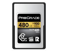 ProGrade Digital CFexpress™ 2.0 Type A Memory Card (480GB) Gold | Read Speed Up To 900Mb/S and Write Speed Up To 800Mb/S for Raw Photo Bursts and High-Resolution Video Recording