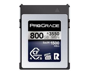 ProGrade Digital Memory Card - CFexpress 4.0 Type B for Cameras | Optimized for Express Transfer of Files & Large Storage | 800GB Iridium Series