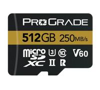 ProGrade Digital microSDXC UHS-II V60 Gold Memory Card (512GB)