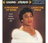 Program of Song By Leontyne Price (2002-11-19)
