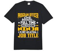 Program Officer Job Title - Program Public Servant Manager Comfort Colors Adult Heavyweight T-Shirt