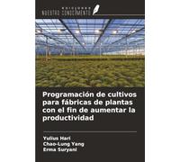Programación de cultivos para fábricas de plantas con el fin de aumentar la productividad