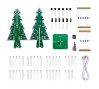 Programmable Christmas Tree Colorful Easy Making with Multiple Light Modes Educational Circuit Project Program Lights